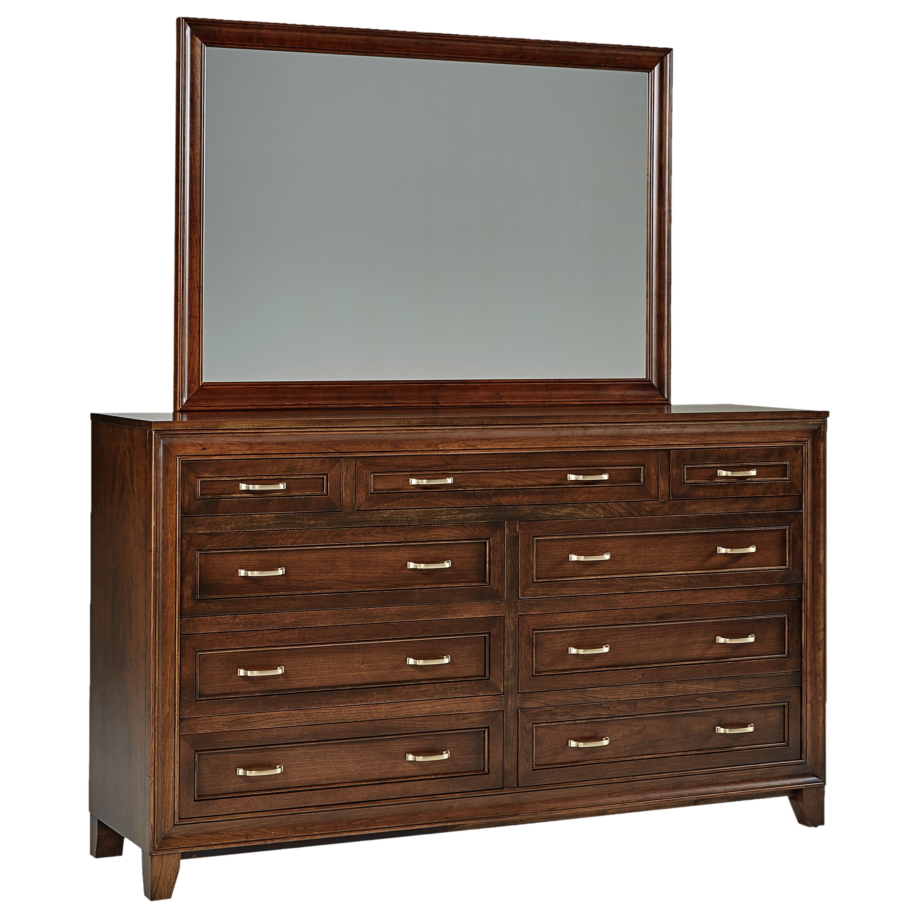 Daniels Amish Summerville Transitional 9Drawer Double Dresser and